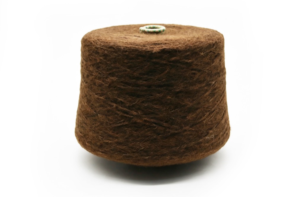 Brushed yarn sample