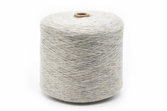 5.5NM Recycled Polyester/Acrylic/Nylon/Wool Brushed Yarn LRAN05510-01G product photo